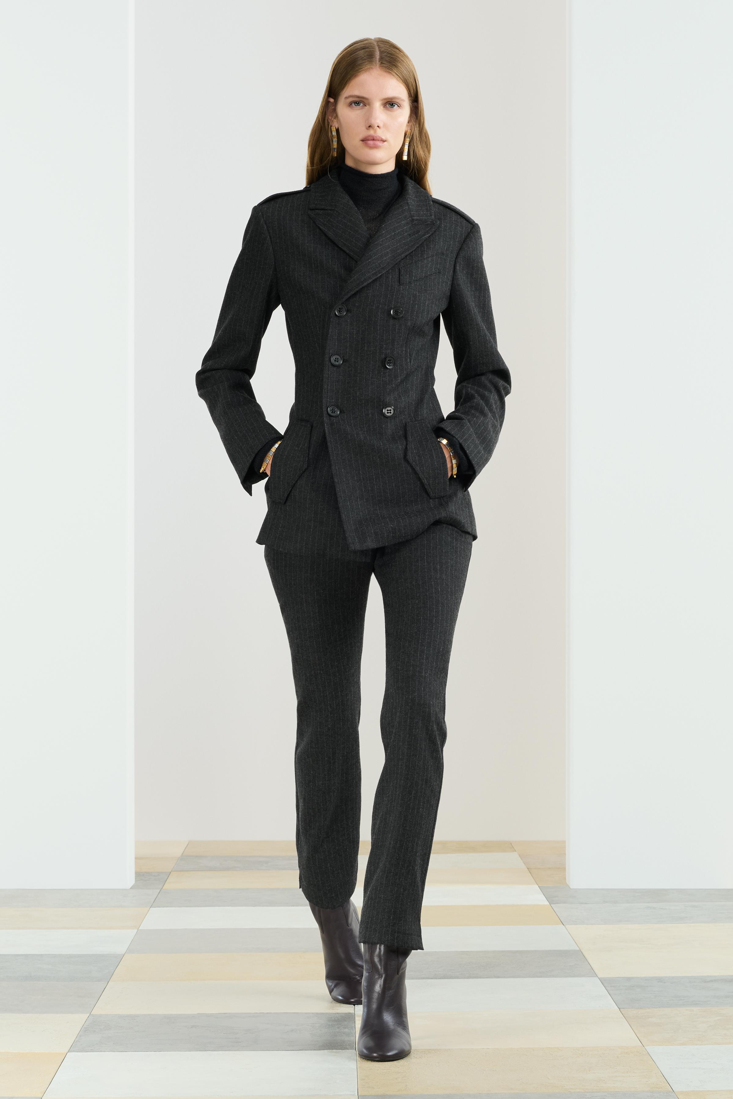 SKINNY STRIPED PANTS